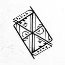 Playing card tattoo design idea