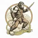 planet of the apes tattoo design idea