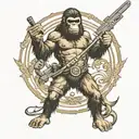 planet of the apes tattoo design idea