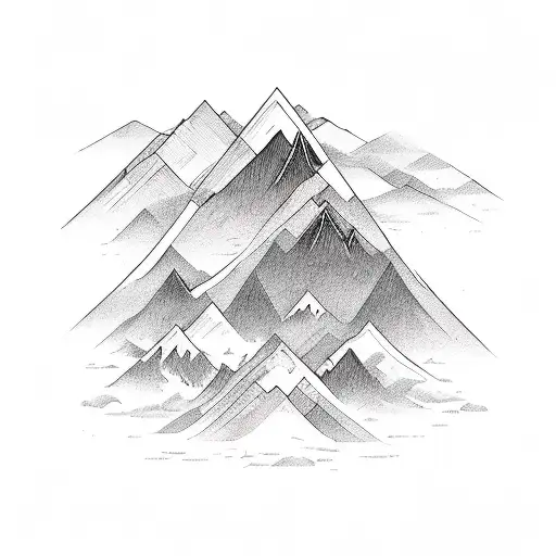 43,this too shall pass,mountain bike, mountains tattoo design idea