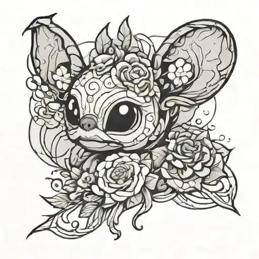 stich tattoo design idea