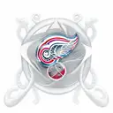 Detroit Red Wings logo with octopus  tattoo design idea