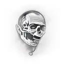 Dead putin tattoo design idea