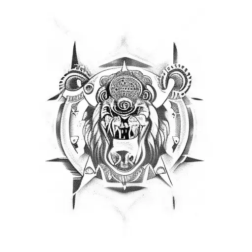 leon tattoo design idea