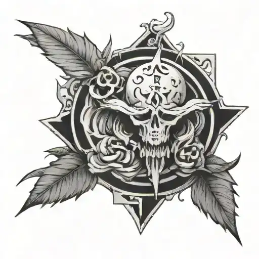 $uicideboy$ inspired tattoo tattoo design idea