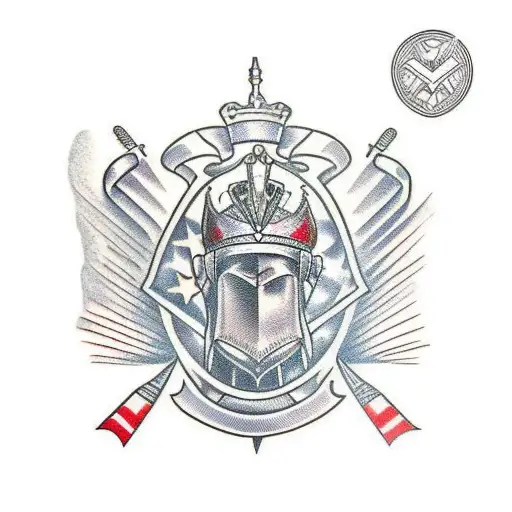 Lithuanian knight  tattoo design idea