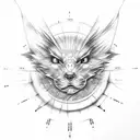 pulsar map tattoo design idea