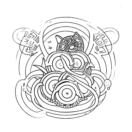 1977 1997 2000 2004 tattoo design idea