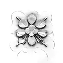 4 leaf clover  tattoo design idea