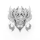 nyami nyami  tattoo design idea