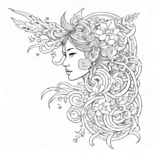 Idubilu, seventeen, korean tattoo design idea