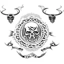 Death Before Dishonor tattoo design idea