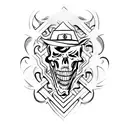 Death Before Dishonor tattoo design idea