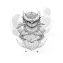 stack of books tattoo design idea