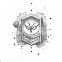 stack of books tattoo design idea