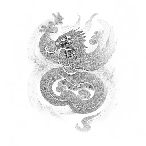 korean text saying "검둥이" tattoo design idea