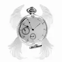 Pocket Watch cherub 26/07/2020 28/09/2022 tattoo design idea