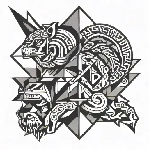 Georgia  warrior  tattoo design idea