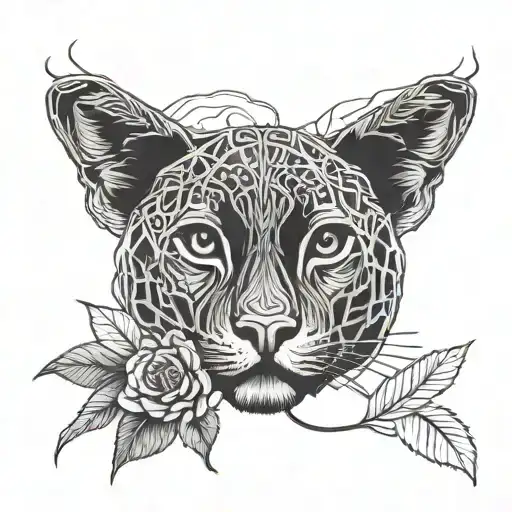 georgia outline tattoo design idea