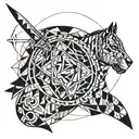 Georgia  warrior  tattoo design idea