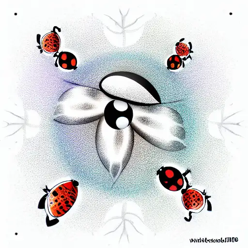 Ladybug tattoo design idea