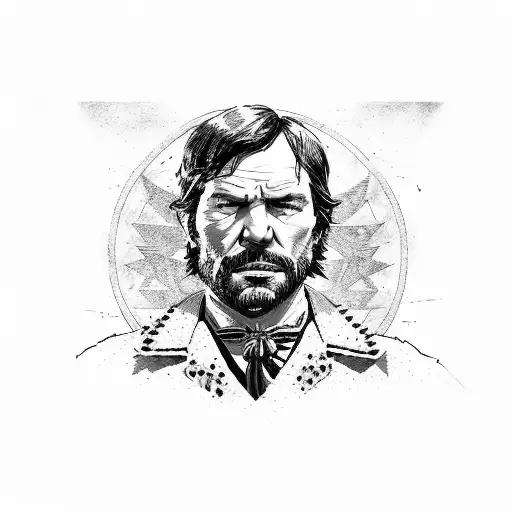 red dead redemption 2 tattoo design idea