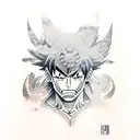 luffy gear 4 tattoo design idea