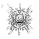 luffy gear 4 tattoo design idea