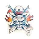 luffy tattoo design idea