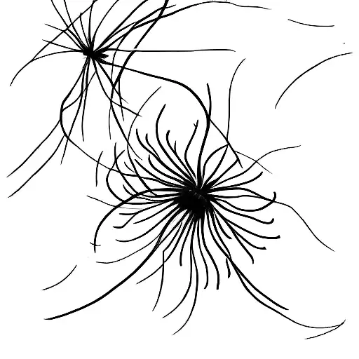 Red Spider Lily and sad girl face tattoo design idea