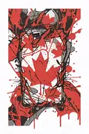 canada outdoors arm sleeve tattoo design idea