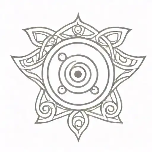 Celtic Irish evil eye tattoo tattoo design idea