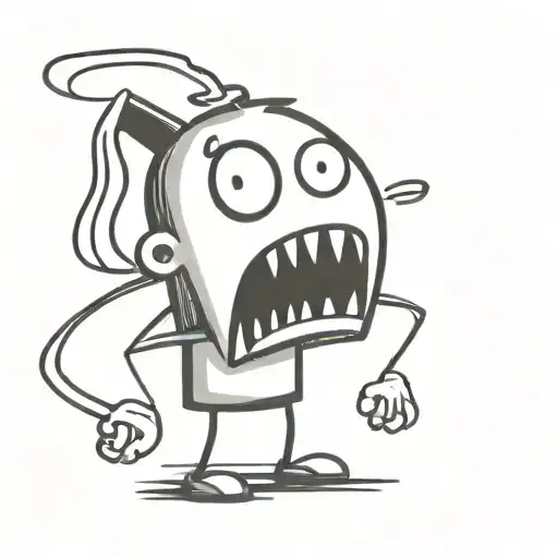 cartoon character tattoo design idea