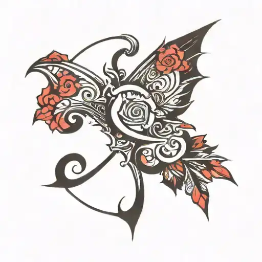 boredom symbol tattoo design idea