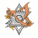 boredom symbol tattoo design idea