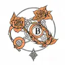 boredom symbol tattoo design idea