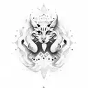 123 tattoo design idea