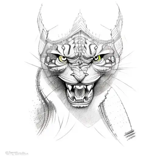 kickboxing and mountain bike tattoo design idea