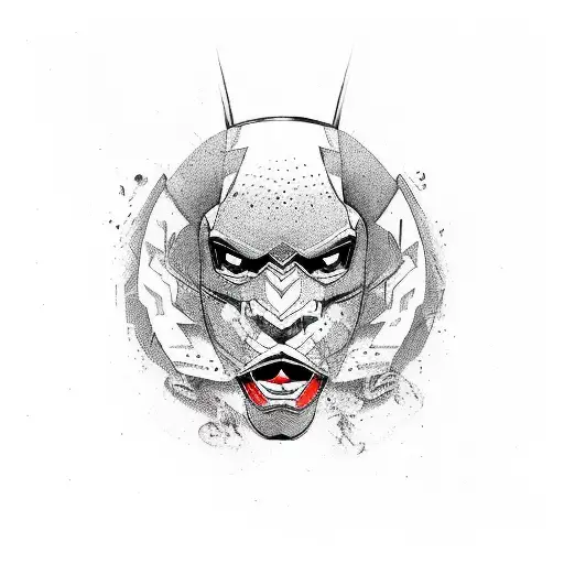 kickboxing and mountain bike tattoo design idea