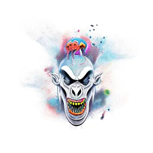 monster  tattoo design idea