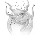 orange juice  tattoo design idea