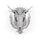 motor v8 tattoo design idea