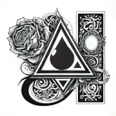 boredom symbol tattoo design idea