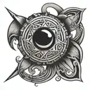 boredom symbol tattoo design idea