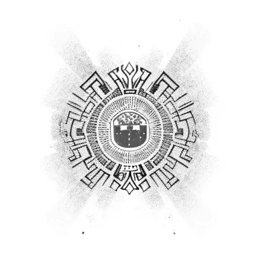 Brazil, Argentina, Chile, Peru and Bolivia tattoo design idea