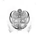 Brazil, Argentina, Chile, Peru and Bolivia tattoo design idea