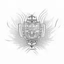 Brazil, Argentina, Chile, Peru and Bolivia tattoo design idea