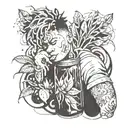 juice Wrld tattoo design idea