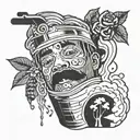 juice Wrld tattoo design idea