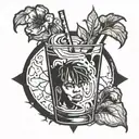 juice Wrld tattoo design idea
